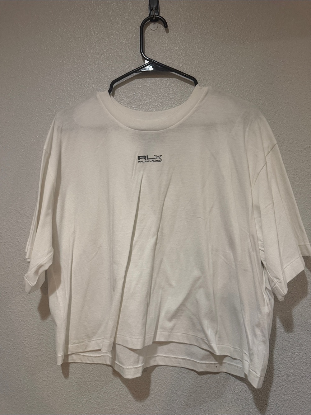 RLX Ralph Lauren White Short-Sleeve Crew Tee with Logo